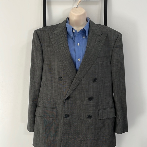 Ralph Lauren Black Label Gray Blazer Made in Italy Wool...